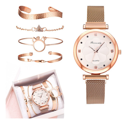 Watch Men Lady Fashion Casual Bracelet Gift Box Couple Kit