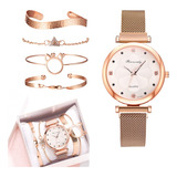 Watch Men Lady Fashion Casual Bracelet Gift Box Couple Kit