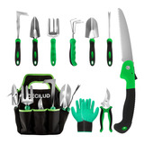 Kit De Herramientas Jardinería Acero Inoxidable 10 Piezas Ex