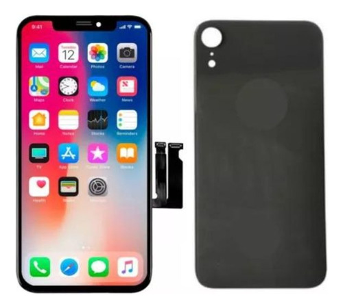  Tela Display Lcd Compativel iPhone XR +tampa Traseira Preta