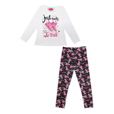 Kit Lote 3 Conjunto Juvenil Feminino Infantil Roupa Inverno