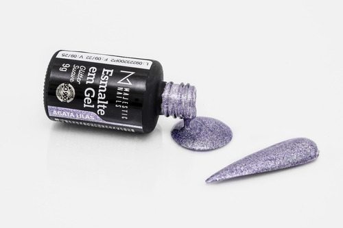  Esmalte Em Gel Linha Glitter Suave 9g