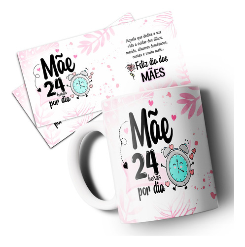 Caneca Xícara Dia Das Mães Frases Profissões Escolha Modelo