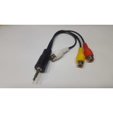 Cable Plug 3.5mm 4 Contactos A 3 Rca Hembra Pin Largo L4673