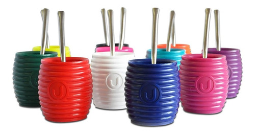 Mate Urbano Sonico Colores Con Bombilla Pettish Online