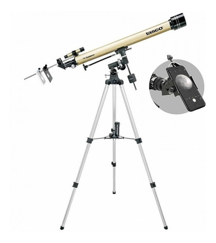 Telescopio Tasco Luminova 60eq + Soporte Celular