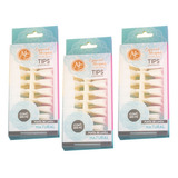 Pack 3 Tips Punta De Lanza (600 Pzs), Elige Color , Mc Nails