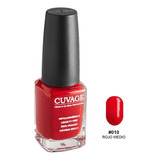 Esmaltes De Uñas Tradicional Sin Tacc Cuvage Pro Keratine Color #010 - Rojo Medio