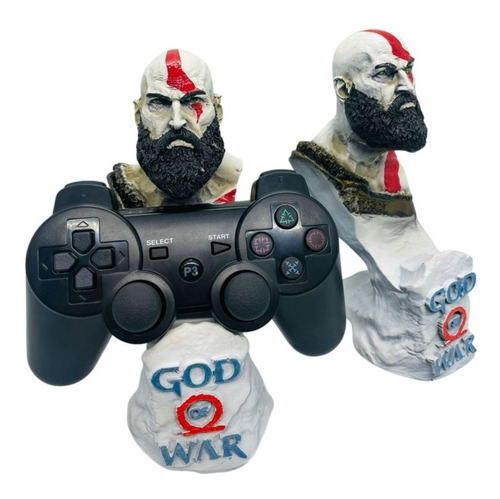 Boneco Suporte Para Controle Kratos God Of War De Resina
