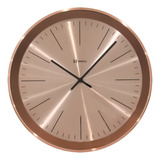 Relógio Parede Analógico Herweg 6497 Tic Tac 30cm Decoração Cor Da Estrutura Rosé Cor Do Fundo Rosé