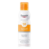 Protector Solar Toque Seco Fps50 Transparente Eucerin 200ml