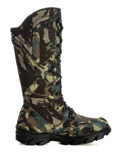 Bota Coturno Militar Tatico Cano Alto Anti Picada De Cobras