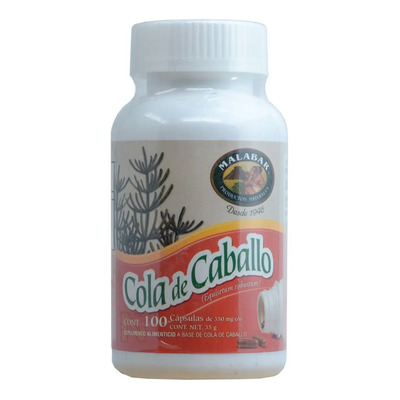 Cola De Caballo 100 Cápsulas Greenside Malabar Sin Sabor