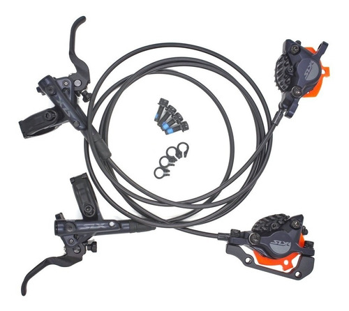 Par De Freios Disco Hidraulico Shimano Slx Br M7100 Ice Tech