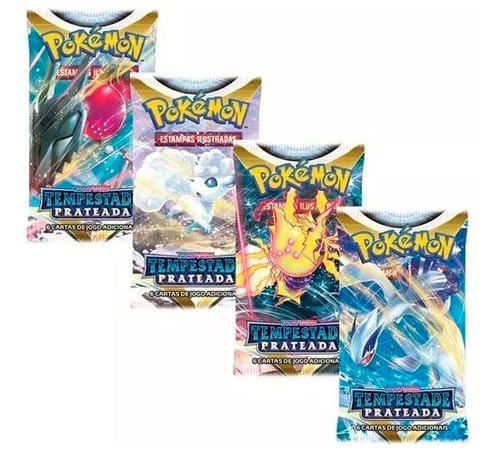 Figurinhas Sortidos Pokémon Tempestade Prateada - Copag