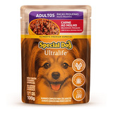 Ração Cão Special Dog Ultralife Raça Peq Carne Cx 12u 100gr