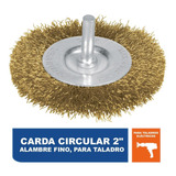 Escobilla Circular Para Taladro Fina 2 Truper Ca-2f