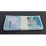 Fajo 10000 Bolivares Fuertes 2017 Venezuela 100 Billetes 
