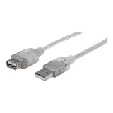 Cable Extension Usb 2.0 Manhattan 3mts Tipo A Macho - Hembra