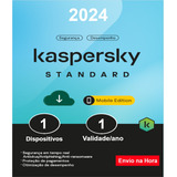 Kaspersky Antivírus Celular 1 Dispositivo 1 Ano