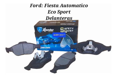 Pastillas De Frenos Xtender 8289=0517 Fiesta/eco Sport 2.0l Foto 3