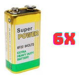 Bateria 9v Up Energy Caixa C/ 6 Unidades