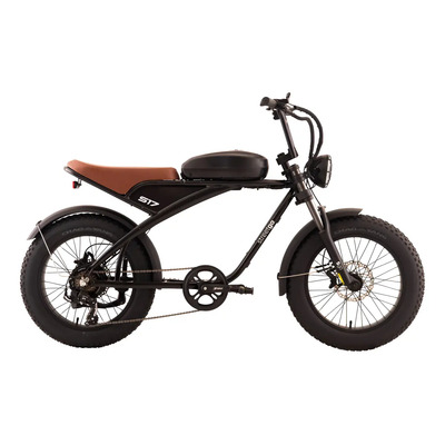 Bicicleta Elétrica Streetgo 20 S17 Tourney 7v Cor Preto | Frete grátis