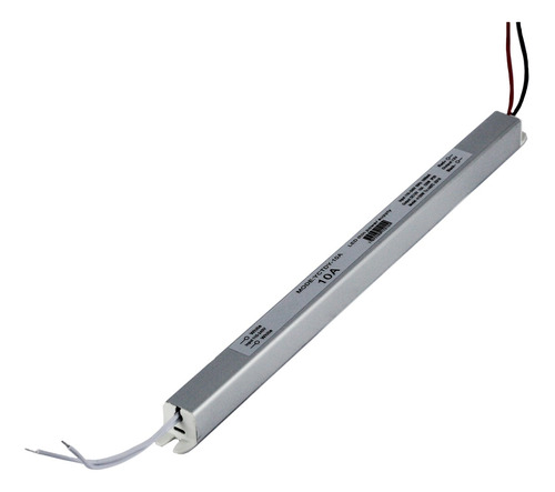 Fonte Slim Driver Para Perfil Fita De Led 12v 10a 120w