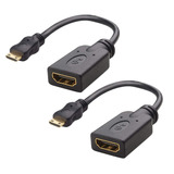 Adaptador Mini Hdmi A Hdmi Cable Matters 2-pack