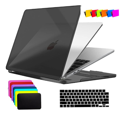 Kit Case Capa Macbook Air 12 Mac A1534 + Pel Teclado + Bag