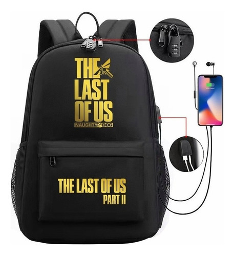 Mochilas Antirrobo The Last Of Us, Mochilas Escolares De Inf