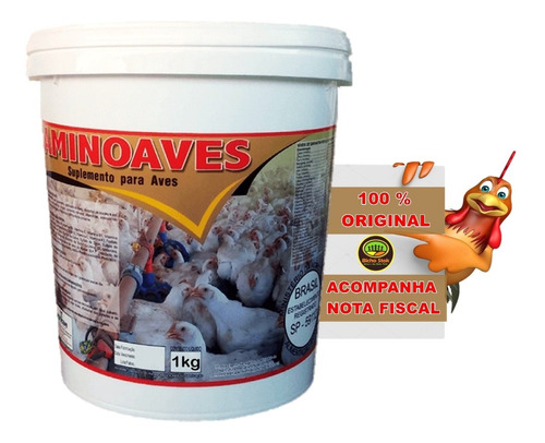 Aminoaves Agrocave Suplemento 1 Kg+fórmula Pintinho Galinha 