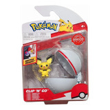 Juguete Pokemon Figura Pichu Con Pokebola