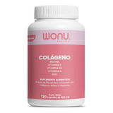 Wonu Antiaging Colágeno Hidrolizado 120 Cápsulas De 400mg Sabor N/a