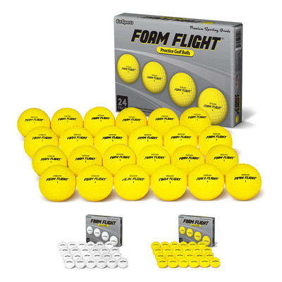 Bolas De Golfe Gosports Foam Flight Practice, Pacote Com 24,