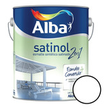Alba Satinol 2 En 1 Esmalte + Convertidor Blanco 1l Caporaso