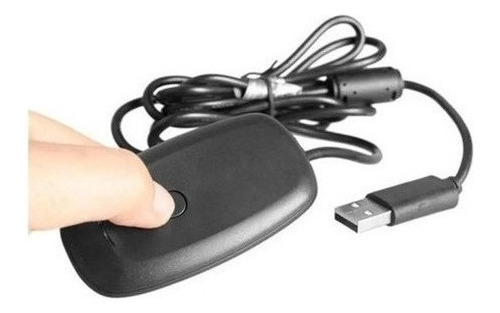 Receptor Usb Sem Fio Gamepad Para ++ 360 - Preto