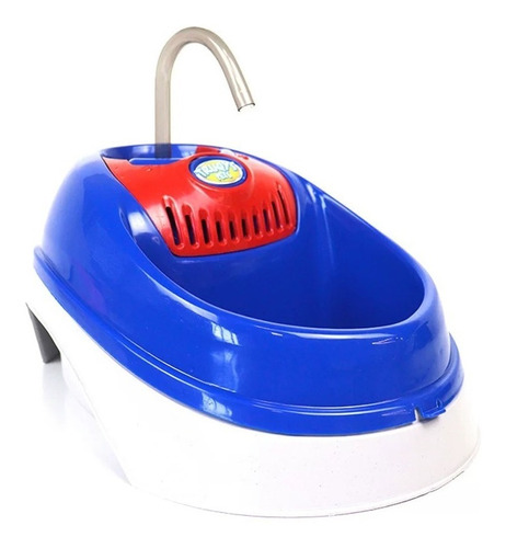 Bebedouro Automático Fonte Eco Cachorro Gato Água Corrente Cor Azul