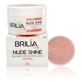 Brilia Nails Nude Shine Unhas Em Gel Hard Com Glitter 25g