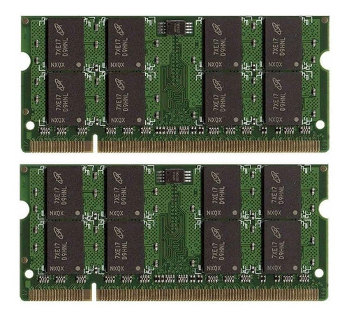 Memória Ddr2 Notebook 4gb 2x2gb, Dell Inspirion 1545 1525