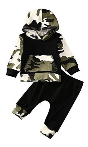 Conjunto Niño Camuflaje: Sudadera Y Pantalón.