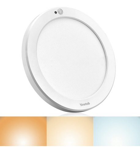 Youtob Luz De Techo Led Con Sensor De Movimiento Con 30s/180