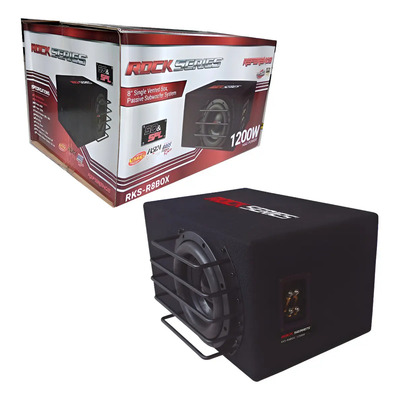 Cajón Con Subwoofer Rock Series 8 Pulgadas Rks-r8box 1200w | Meses sin interés
