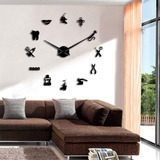 The Geeky Days Reloj De Pared Grande Gigante Con Efecto De E