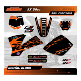 Kit Calcos - Gráfica Ktm Sx 50 - 2002/2008 - Grueso Mate