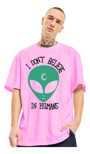 Camiseta Feminina Oversized Alien Et Geek Nerd Estilo De Rua