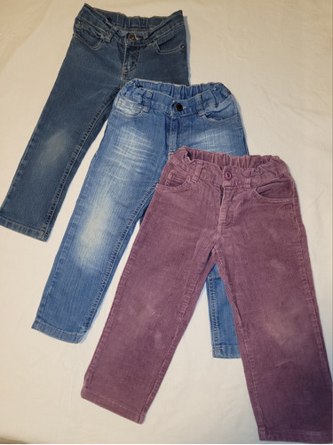 Jeans Nena Combo X 3 Talle 2/3 Cheeky/ Mimo En Buen Estado 