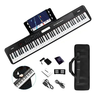 Teclado Electrónico Bluetooth Midi De 88 Teclas 700 Ritmos Y 900 Tonos UNICAME | Envío gratis