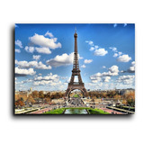 Cuadro Decorativo Canvas Paris Torre Eiffel Paisaje 50*60