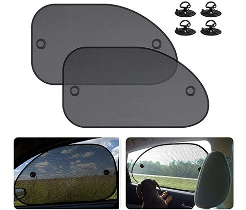 Parasol Universal Para Ventana De Auto, 2 Unidades, Protecc.